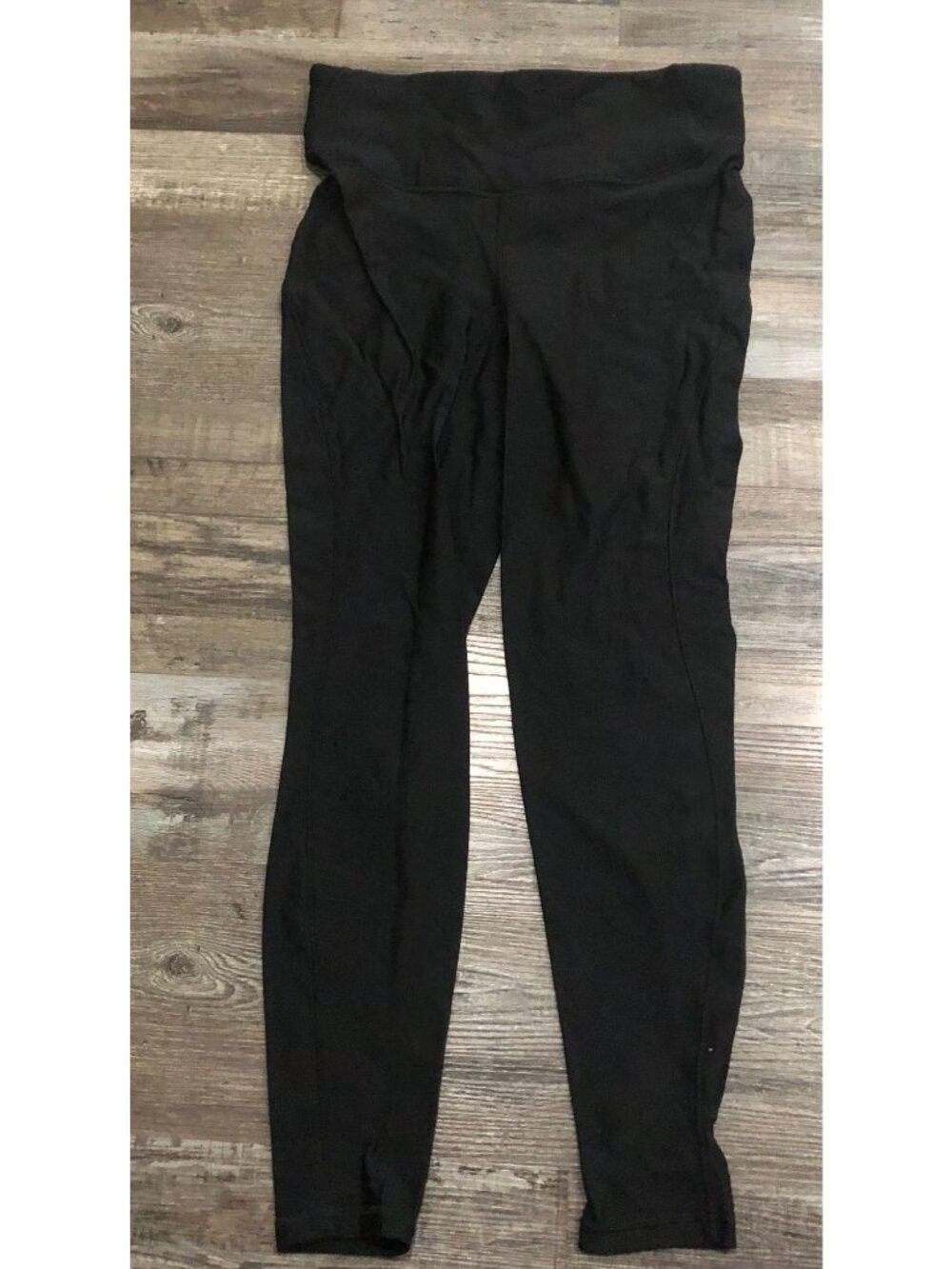 Lululemon Size 12 Black Base Pace High-Rise Fleece Tight 28" Leggings